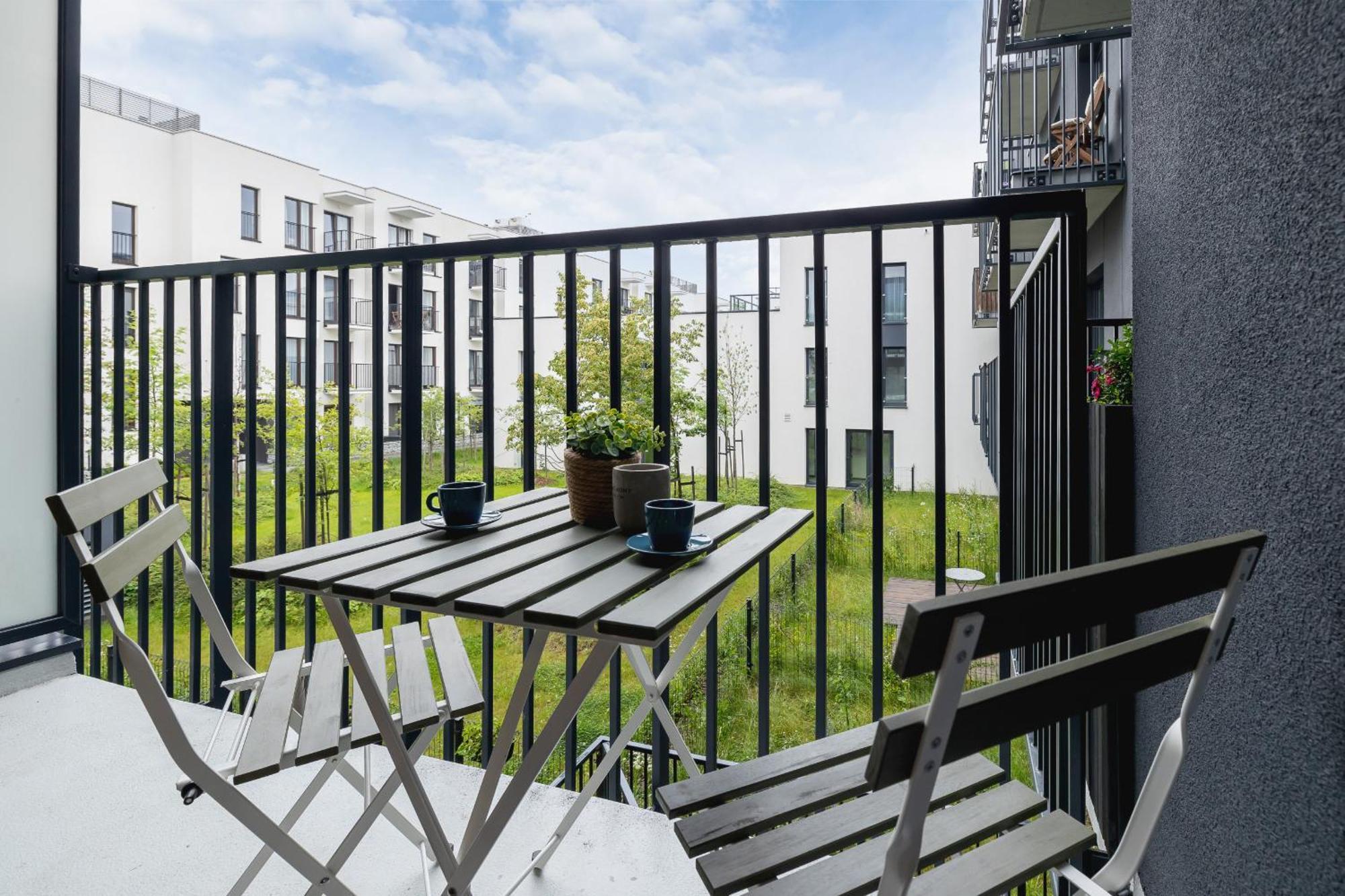 One-Bedroom Apartment Balcony